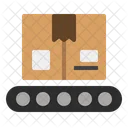 Conveyor Package Delivery Icon