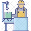 Conveyor Belt Engineer Belt Production Labor Icon