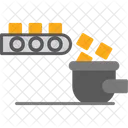 Conveyor Belt Conveyor Production Icon