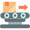 Conveyor Belt Assembly Line Belt Icon