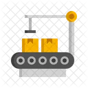 Conveyor Belt Conveyor Manufacturing Icon