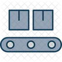 Conveyor Belt Factory Box Icon