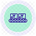 Conveyor Belt Line Icon Icon