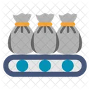 Conveyor Manufacturing Factory Icon