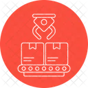 Conveyor Manufacturing Factory Icon