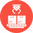 Conveyor Manufacturing Factory Icon