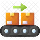 Conveyor Belt Conveyor Manufacturing Icon