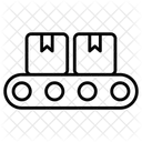 Pallet Logistics Product Distribution Package Sorting Icon