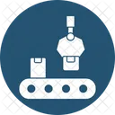 Conveyor Belt Airport Shipping Manufacturing Icon