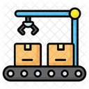 Conveyor Belt Logistics Icon