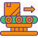 Conveyor Belt Assembly Line Belt Icon