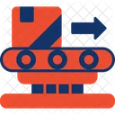 Conveyor Belt Assembly Line Belt Icon