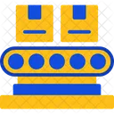 Conveyor Belt Transport System Material Handling Icono