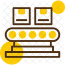 Conveyor Belt Transport System Material Handling Icono