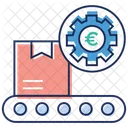 Conveyor Mechanical Belt Setting Stock Conveyor Icon