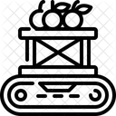 Box Conveyor Fruit Icon