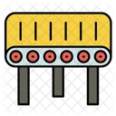 Conveyor Machine Industry Factory Icon
