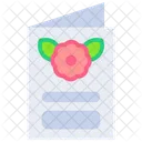 Convite Cartao Flor Icon