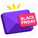 Convite para black friday  Ícone