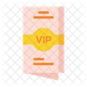 Convite Vip Passe Vip Cartao De Convite Icon