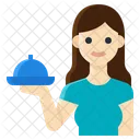 Cooking Food Woman Activity Lifestyle Kitchen Dinner Icon