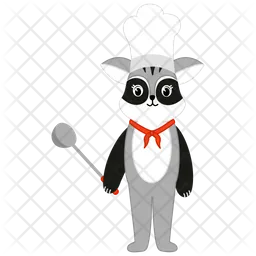 Cook racoon  Icon