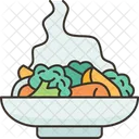 Cooked Vegetables Healthy Icon