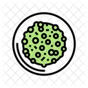 Cooked Peas Dish Icon