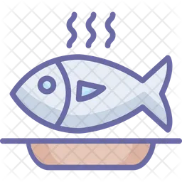 Cooked fish  Icon