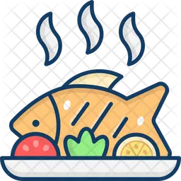 Cooked Fish  Icon