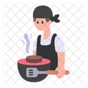 Cooker Man People Icon