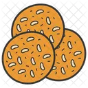 Biscotti Cracker Snack Icon