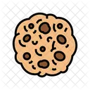 Cookie Oatmeal Color Icon