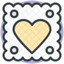 Cookie Heart Sign Icon