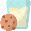 Cookie Milk Sweet Food Icon
