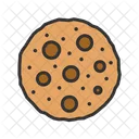 Cookie Biscuit Chocolate Chip Icon