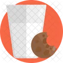 Cookie And Milk Icon