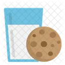 Cookie And Milk  Icon