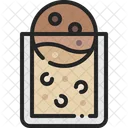 Cookie and milk  Icon