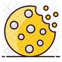 Cookie Bite Chocolate Cookie Biscuit Icon