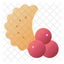 Cookie Cranberry Biscuit Icon