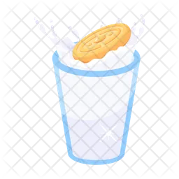 Cookie Milk  Icon