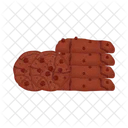 Chocolate Biscuit Sweet Icon