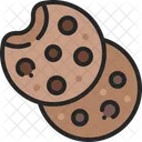 Cookies Chocolate Chip Biscuit Icon