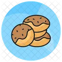 Biscuit Chocolate Cookies Icon