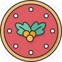 Cookies Gingerbread Holly Icon