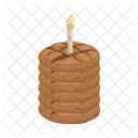 Candle Decoration Cookie Icon