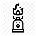 Gaz Cylinder Fire Icon