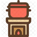 Cook Traditional Fire Icon