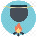 Cooking Flame Pot Icon